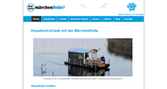 Desktop Screenshot of maerchenflotte.de